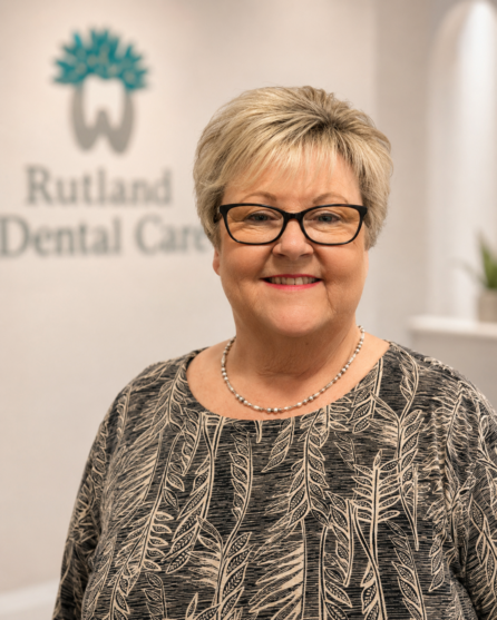 Kathryn Clarke, receptionist at Rutland Dental Care in Uppingham